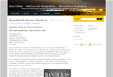 Ana Oliva, escritora, periodista y biografista oficial de Antonio Banderas
