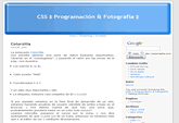 CSS, Programaci&oacute;n y Fotograf&iacute;a Blog