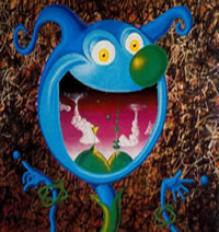 Kenny Scharf - La diversión está dentro - 1983