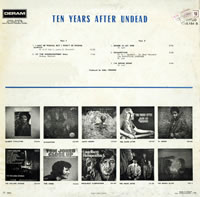 Undead - 1968 - Contraportada